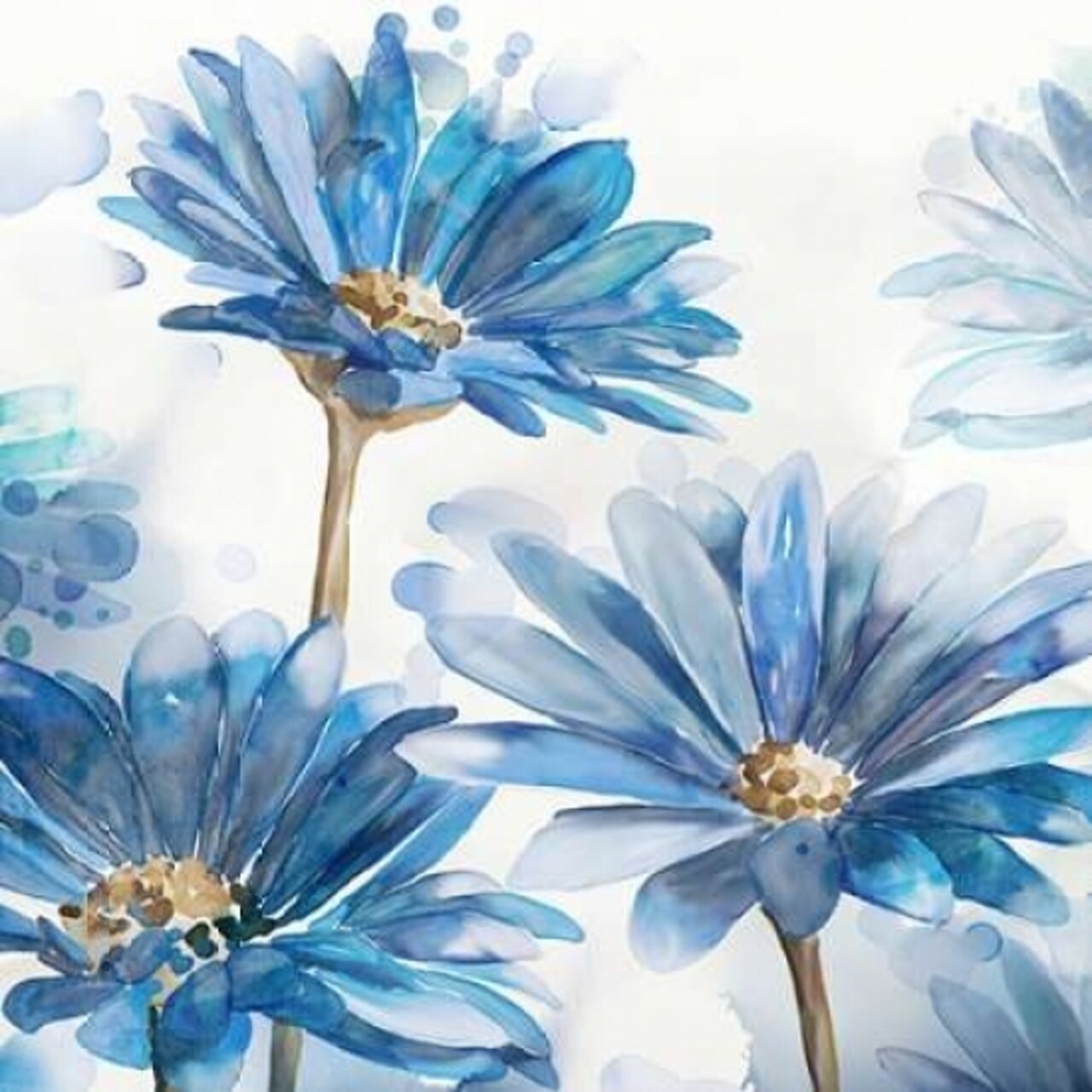 Bright Blue Garden II Poster Print by Vittorio Milan - Item # VARPDXRB10854VM